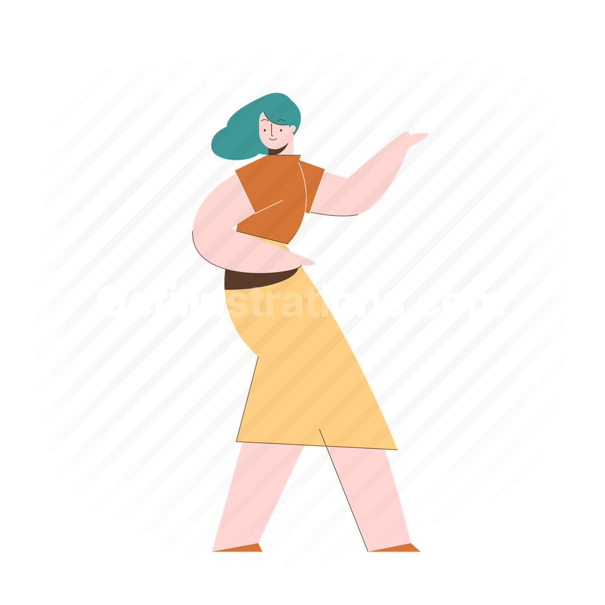gesture, female, woman, person